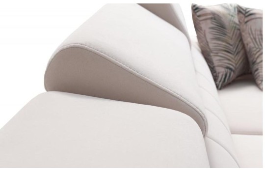 narożnik z regulowanymi zagłówkami 