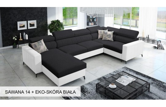 Narożnik czarno-biały 