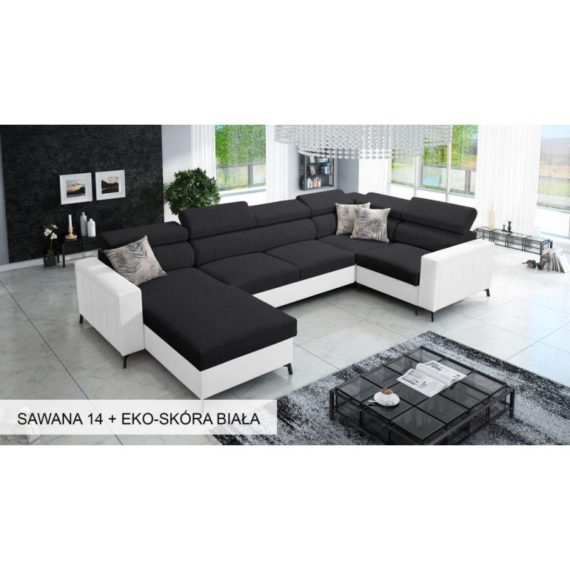 Narożnik czarno-biały 