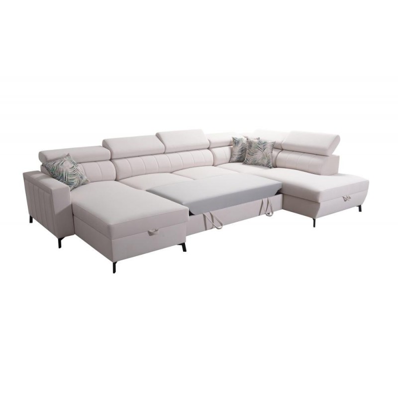 narożnik z wysuwaną funkcją spania 