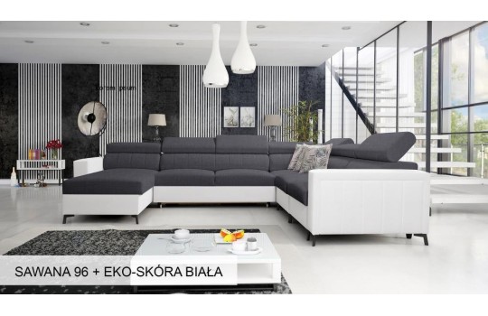 Narożnik czarno biały 