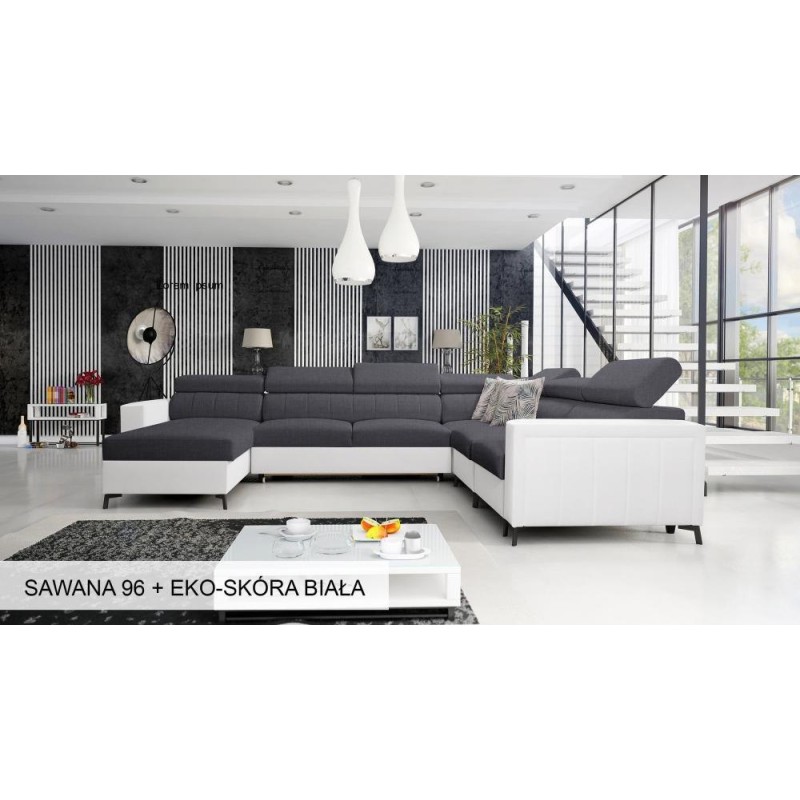 Narożnik czarno biały 