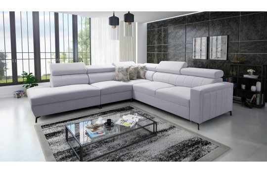 Narożnik w jasnoliliowym kolorze 