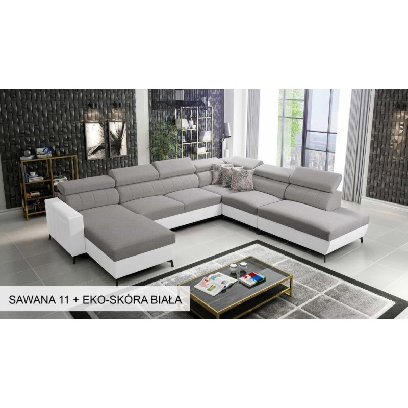 narożnik do salonu dla 7 osób 