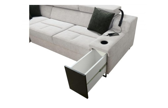 Narożnik z ukrytym barkiem 