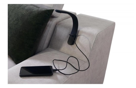 lampka do czytania z ładowarką 