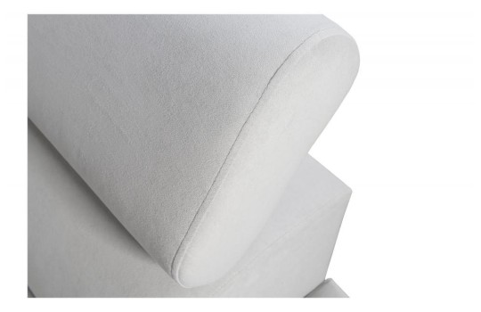 narożnik z regulowanymi wygodnymi zagłówkami 