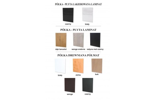 narożnik z drewaninymi lub laminowanymi półkami 