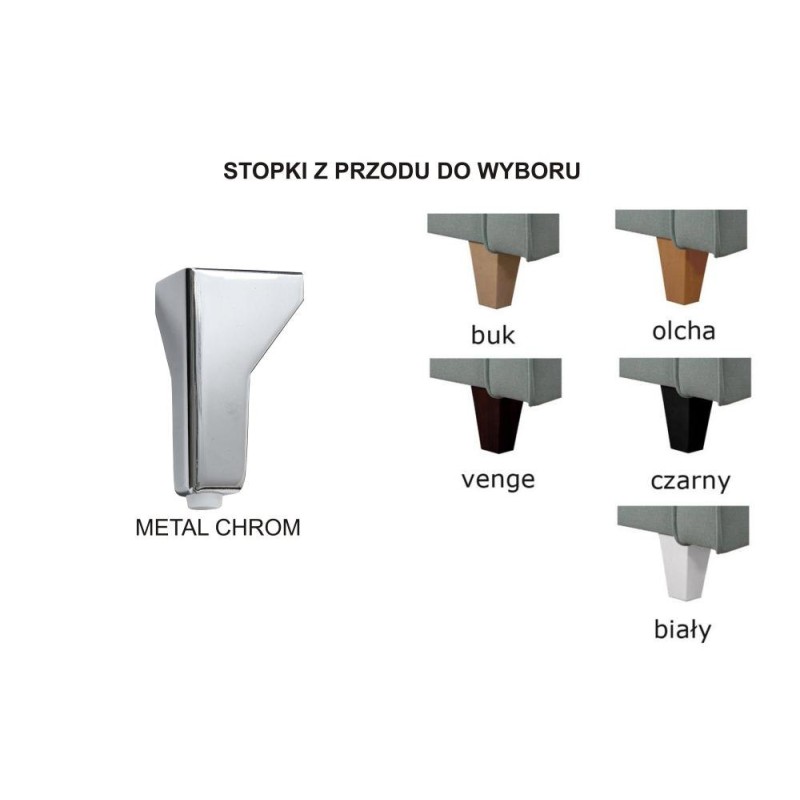 Narożnik z nóżkami do wyboru Narożnik z nóżkami do wyboru