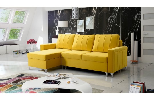 Narożnik w żółtym kolorze