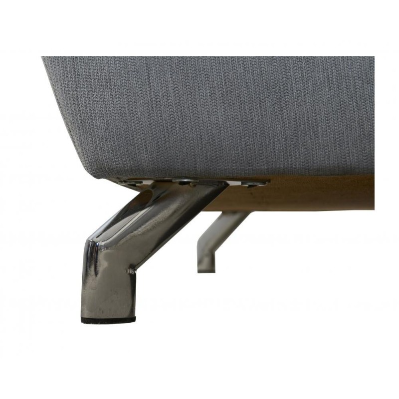 sofa Kelio z metalowymi wysokimi nóżkami 
