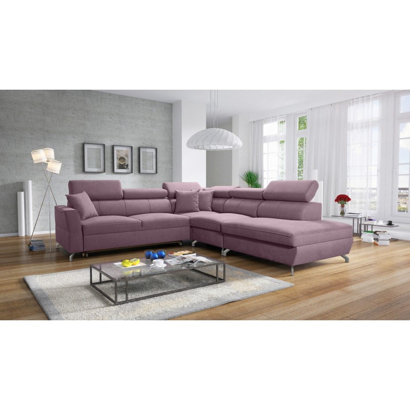 sofa w różu 