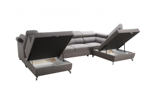 Kanapa z dużymi schowkami 