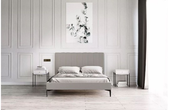 łóżko rafael szare 