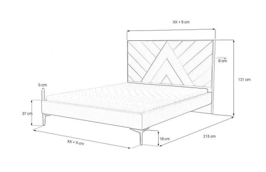 Wymiary łóżka Apollo 