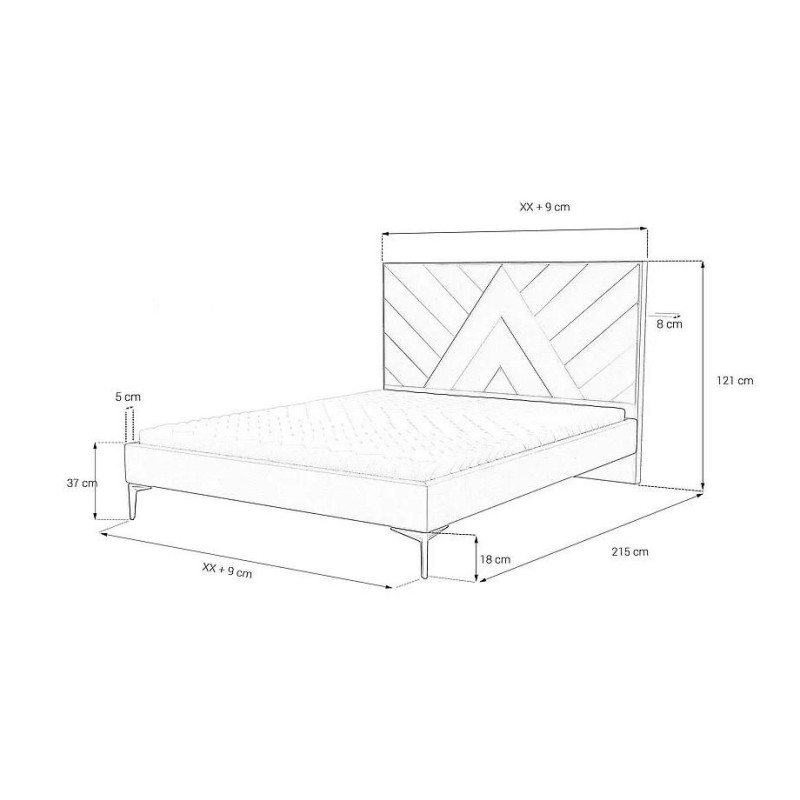 Wymiary łóżka Apollo 