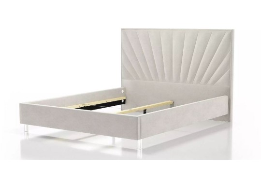 Łóżko tapicerowane bez stelaża
