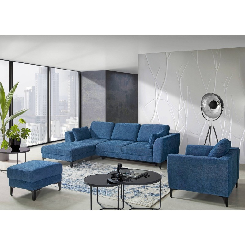 Narożnik fotel i pufa Buena 