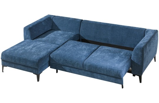 Kanapa narożna Buena z dużym pojemnikiem 