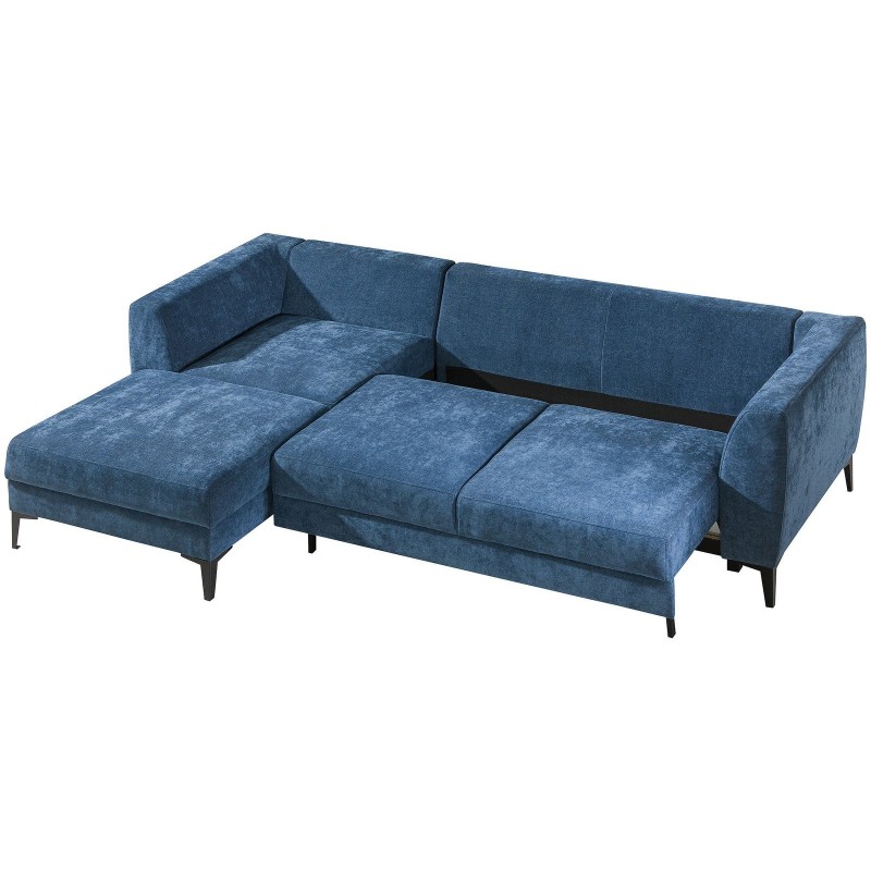 Kanapa narożna Buena z dużym pojemnikiem 