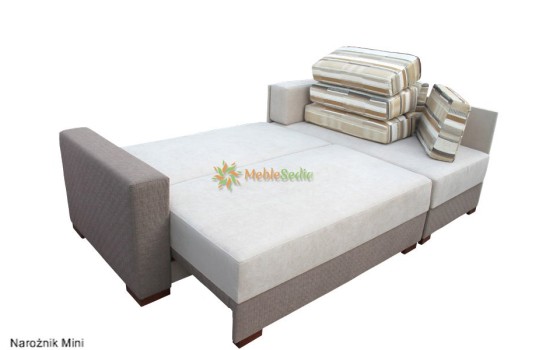 Kanapa narożna z pojemnikiem - Mini