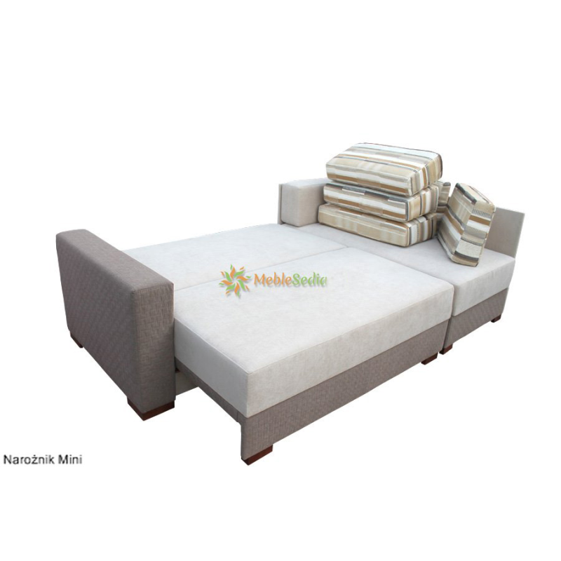 Kanapa narożna z pojemnikiem - Mini