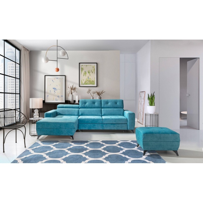 Narożnik z podnoszonymi zagłówkami 