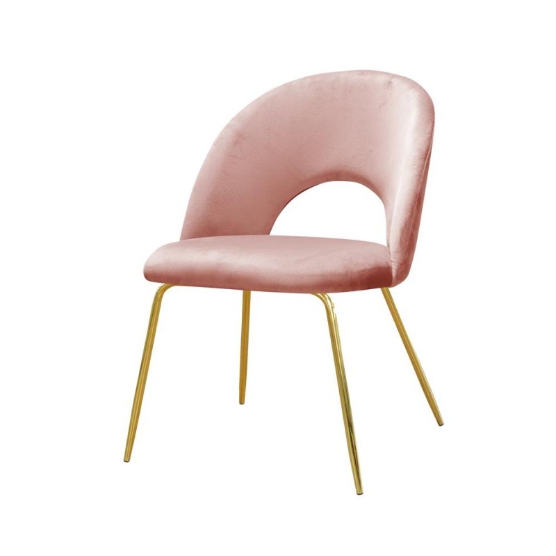 Krzesło Amelia ze złotymi nóżkami 