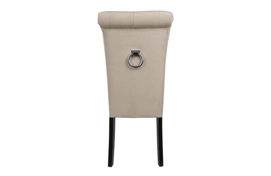 Krzesło drewniane pikowane 