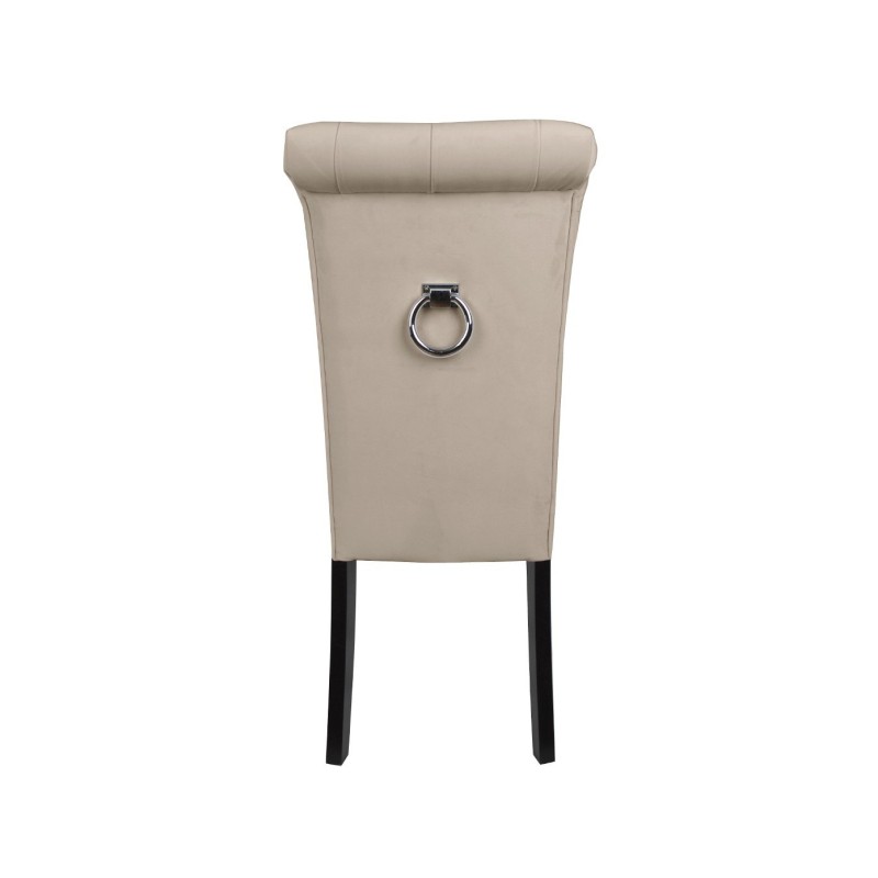 Krzesło drewniane pikowane 