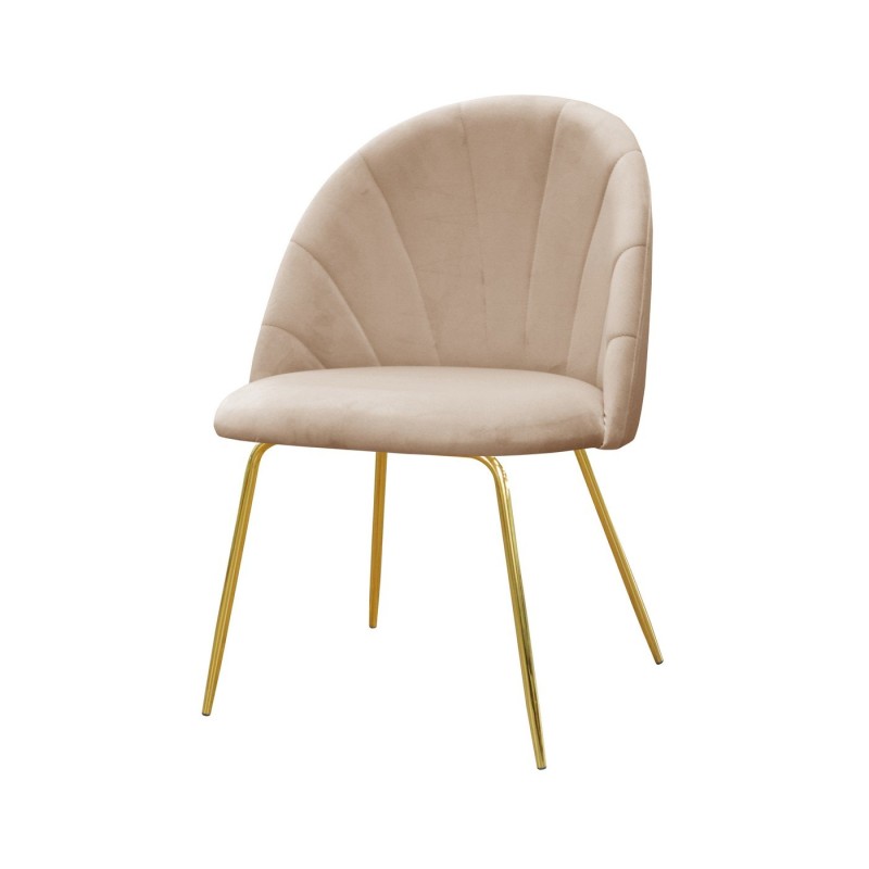 Krzesło ze złotymi nóżkami 