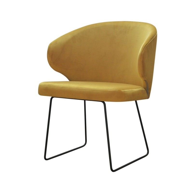 Krzesło Orion na metalowym stelażu 