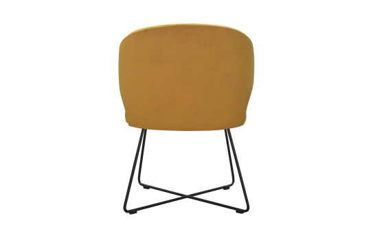 Krzesło z czarnymi nogami 