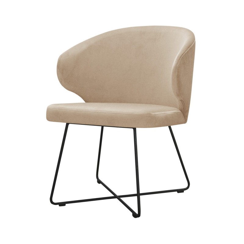 Welwetowe krzesło Orion 