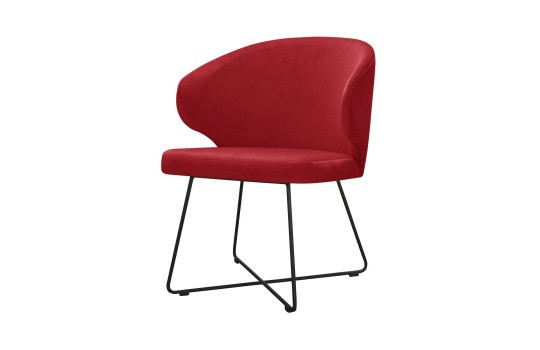 Czerwone krzesło Orion 