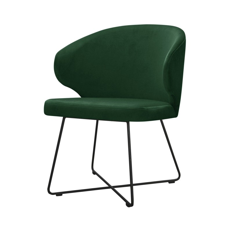 Krzesło Orion w tkaninie welurowej 