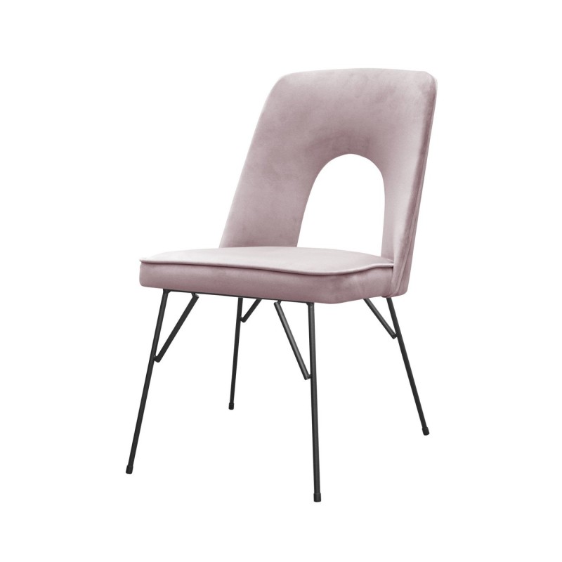 Welurowe krzesło do jadalni 