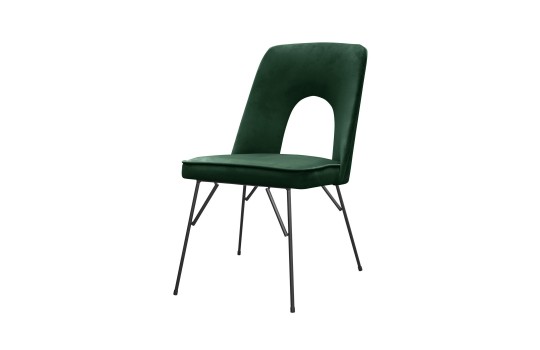 Krzesło w tkaninie welurowej 