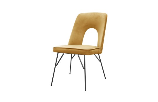 Krzesło na czarnych nóżkach 