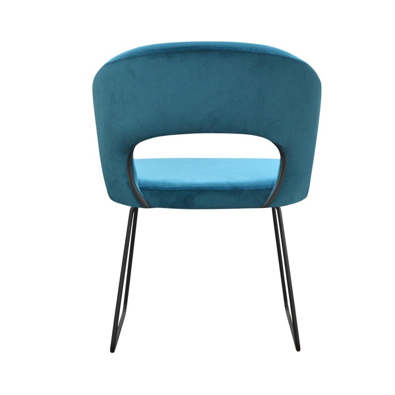 Krzesło na metalowych nogach 