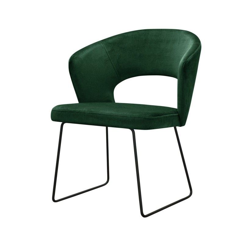 krzesło Miami w zielonym obiciu 