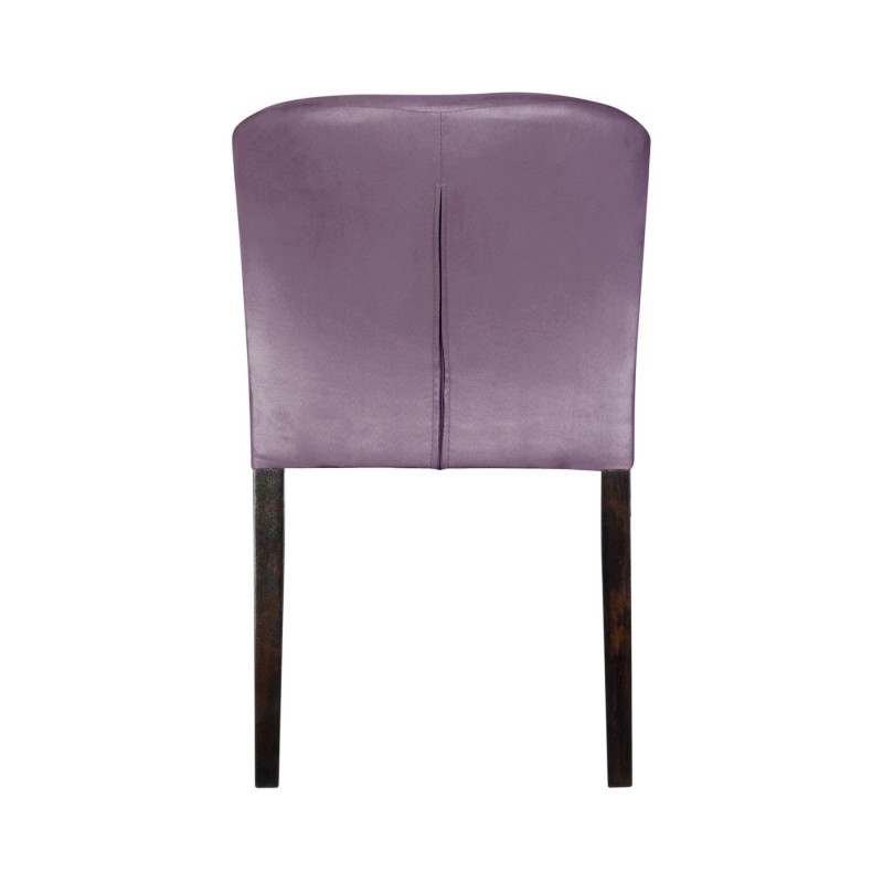 Krzesło w fioletowej tkaninie 