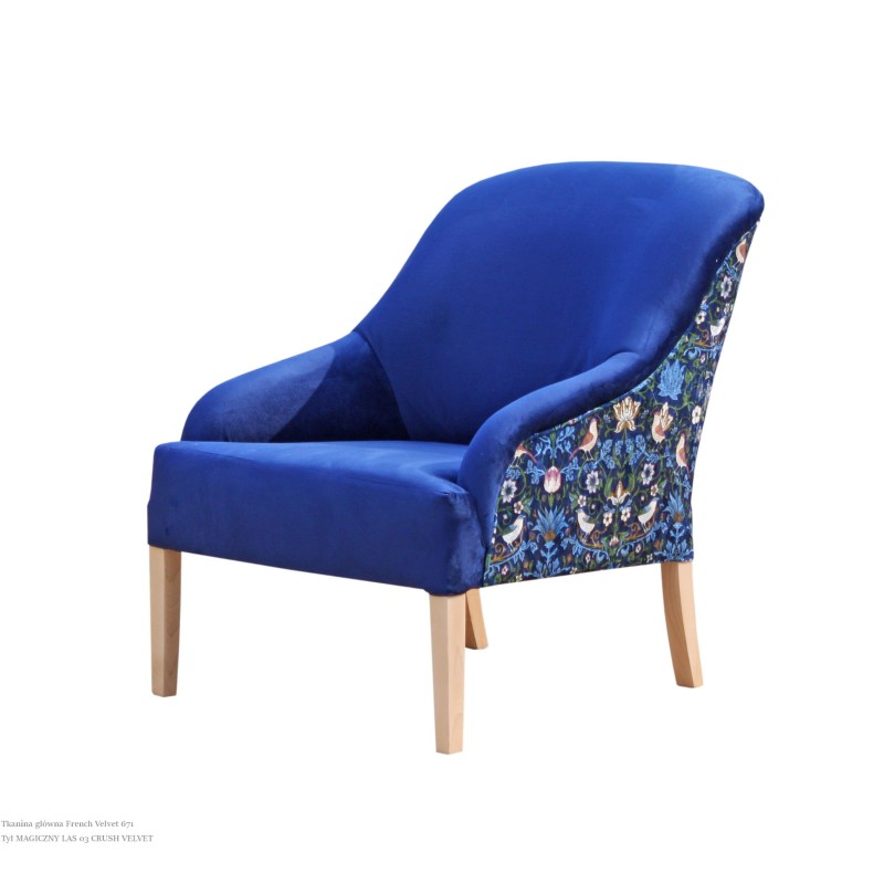 Niebieskie fotel Campo