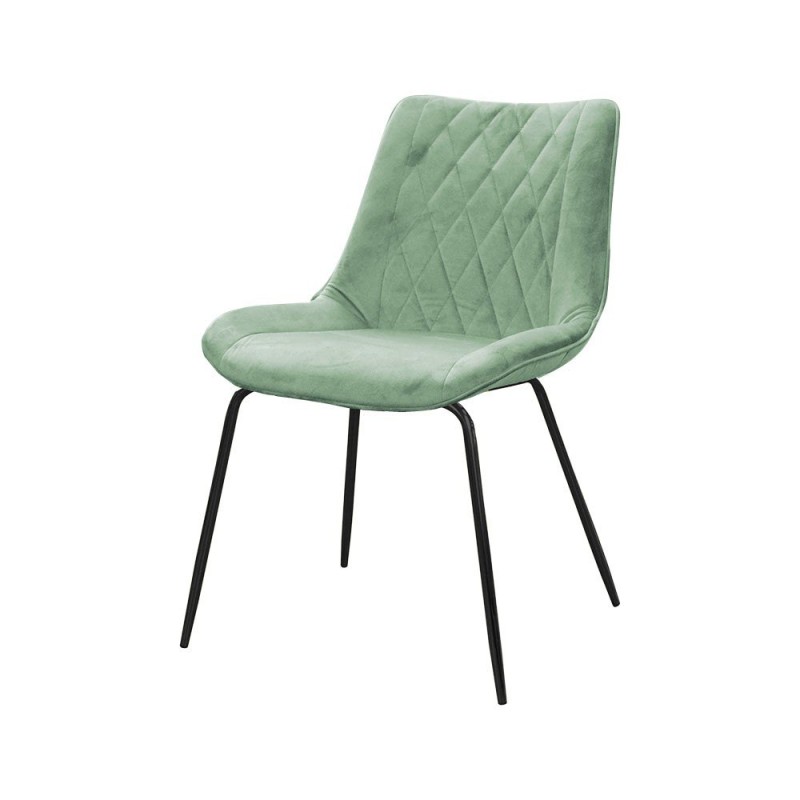 Krzesło Dodo black na czarnych nóżkach 