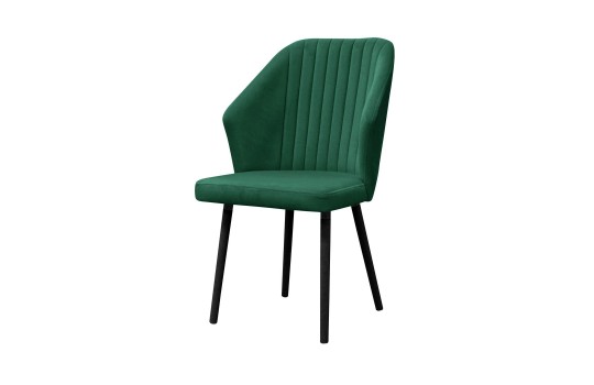 Krzesło z eleganckimi przeszyciami 