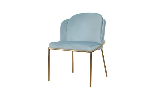 Krzesło na złotych nogach halmar