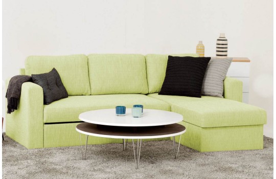 Kanapa narożna zielona Omega