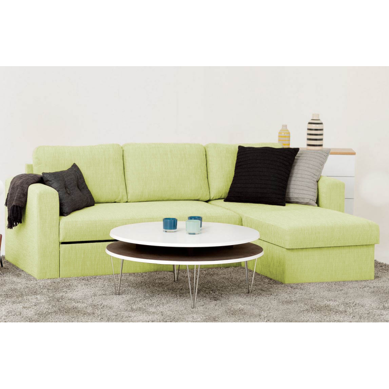 Kanapa narożna zielona Omega