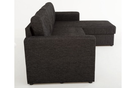 Kanap narożna w tkaninie Omega