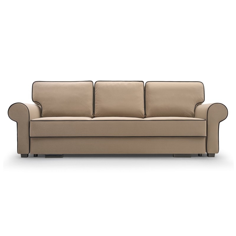 Sofa z klasycznymi boczkami 